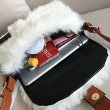 Bolso Peluche Bandolera Otoño