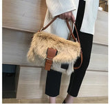 Bolso Peluche Bandolera Otoño