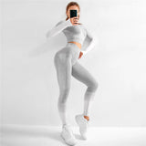 Conjunto Yoga Sin Costuras Degradado