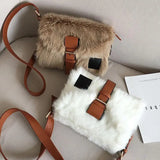 Bolso Peluche Bandolera Otoño