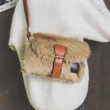 Bolso Peluche Bandolera Otoño