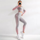 Conjunto Yoga Sin Costuras Degradado