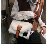 Bolso Peluche Bandolera Otoño