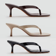 Mules Charol Tacón 6,5 cm