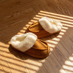 Cozy suede slippers