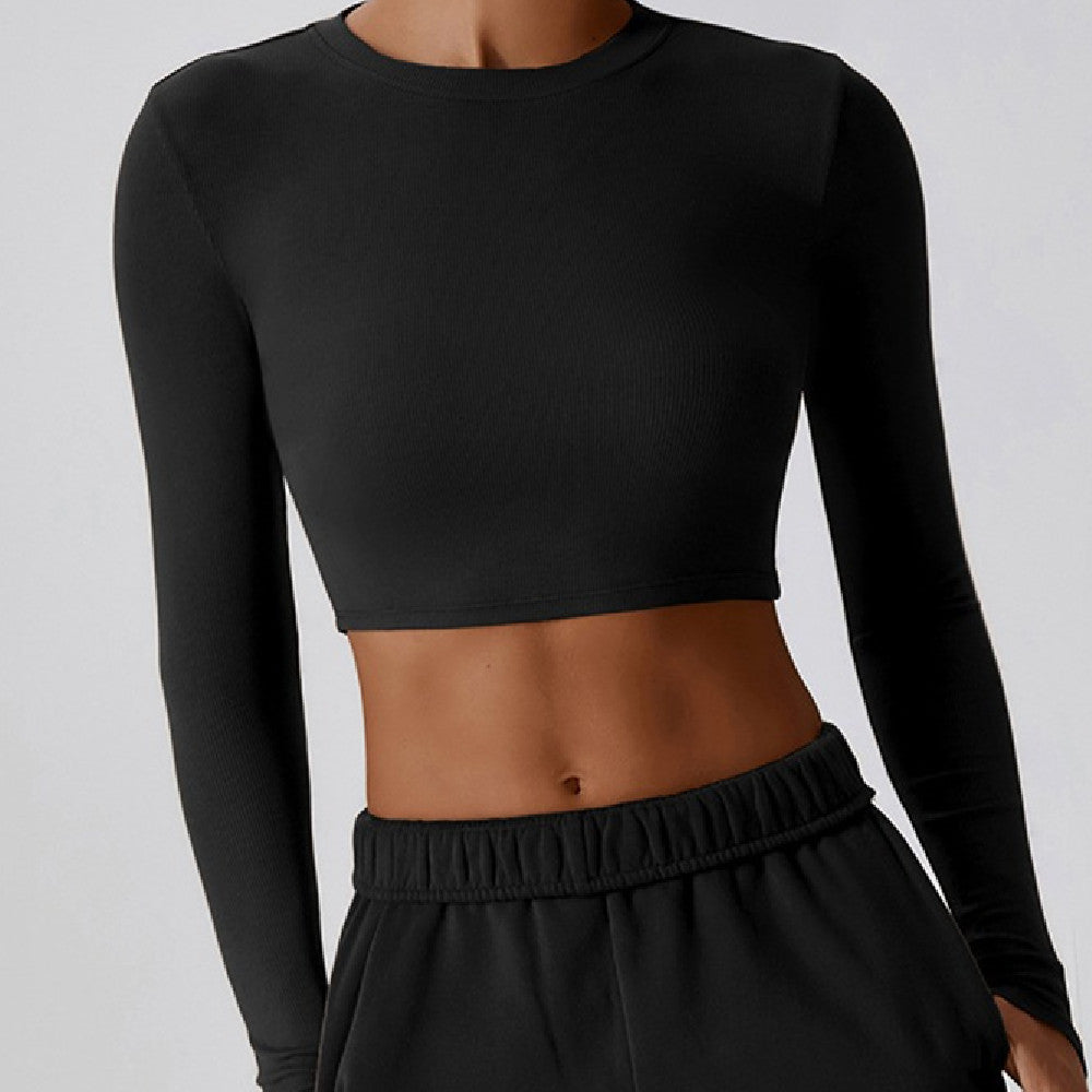 Thread crop sculpt top