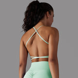 Cross sculpt bra
