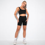 Seamless short sleeve set