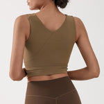 Nude feel sculpt top