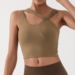 Nude feel sculpt top