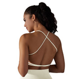 Cross sculpt bra