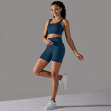 Jacquard knit yoga set