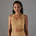 Seamless push sculpt bra