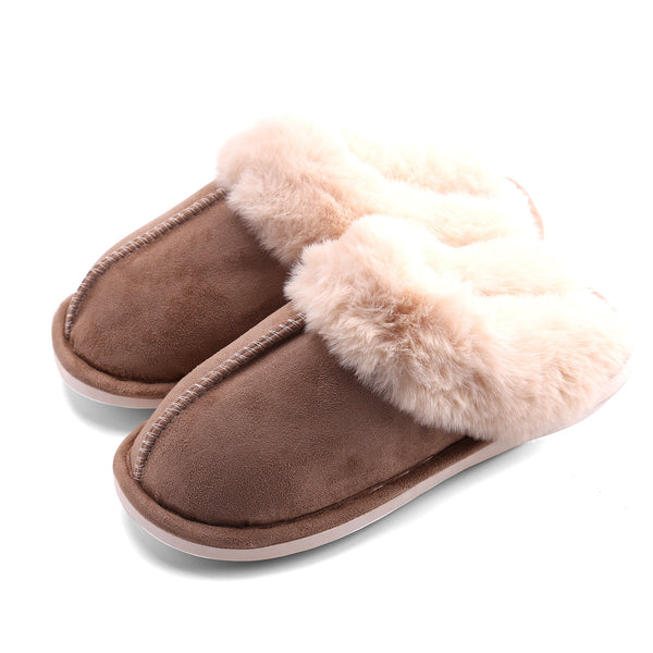 Velvet cozy slippers