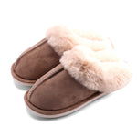 Velvet cozy slippers