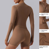 Sculpt zip top