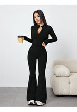 Zip flare yoga set