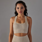 Seamless push sculpt bra