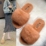 Cozy fluffy slippers