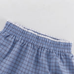 Casual collar shorts set