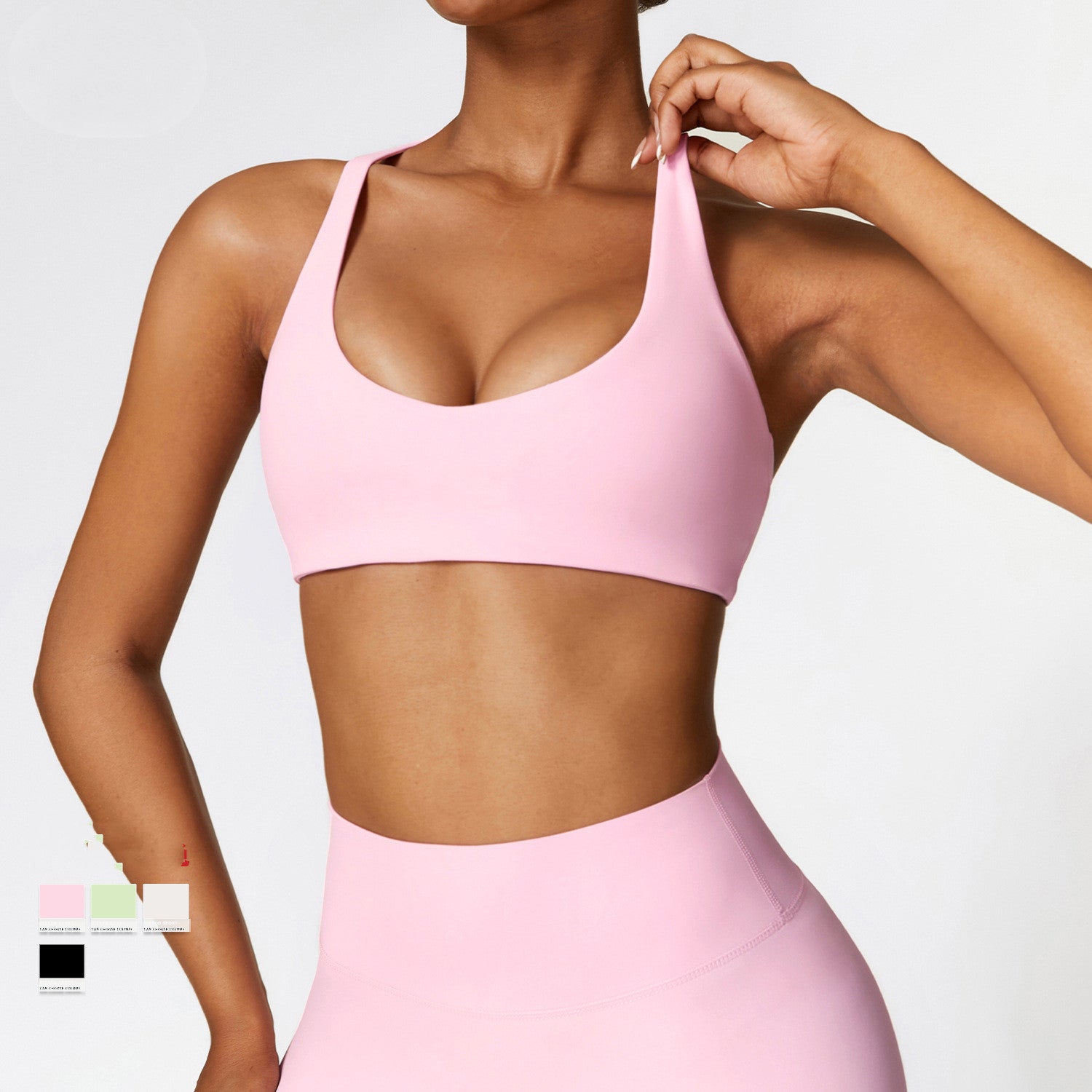 Brushed sculpt bra