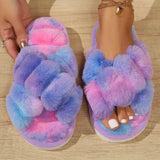 Fluffy cozy slippers