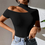 One shoulder crop top